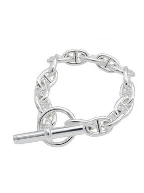 Hermes Chaine D'ancre PM 15 Links Silver Bracelet